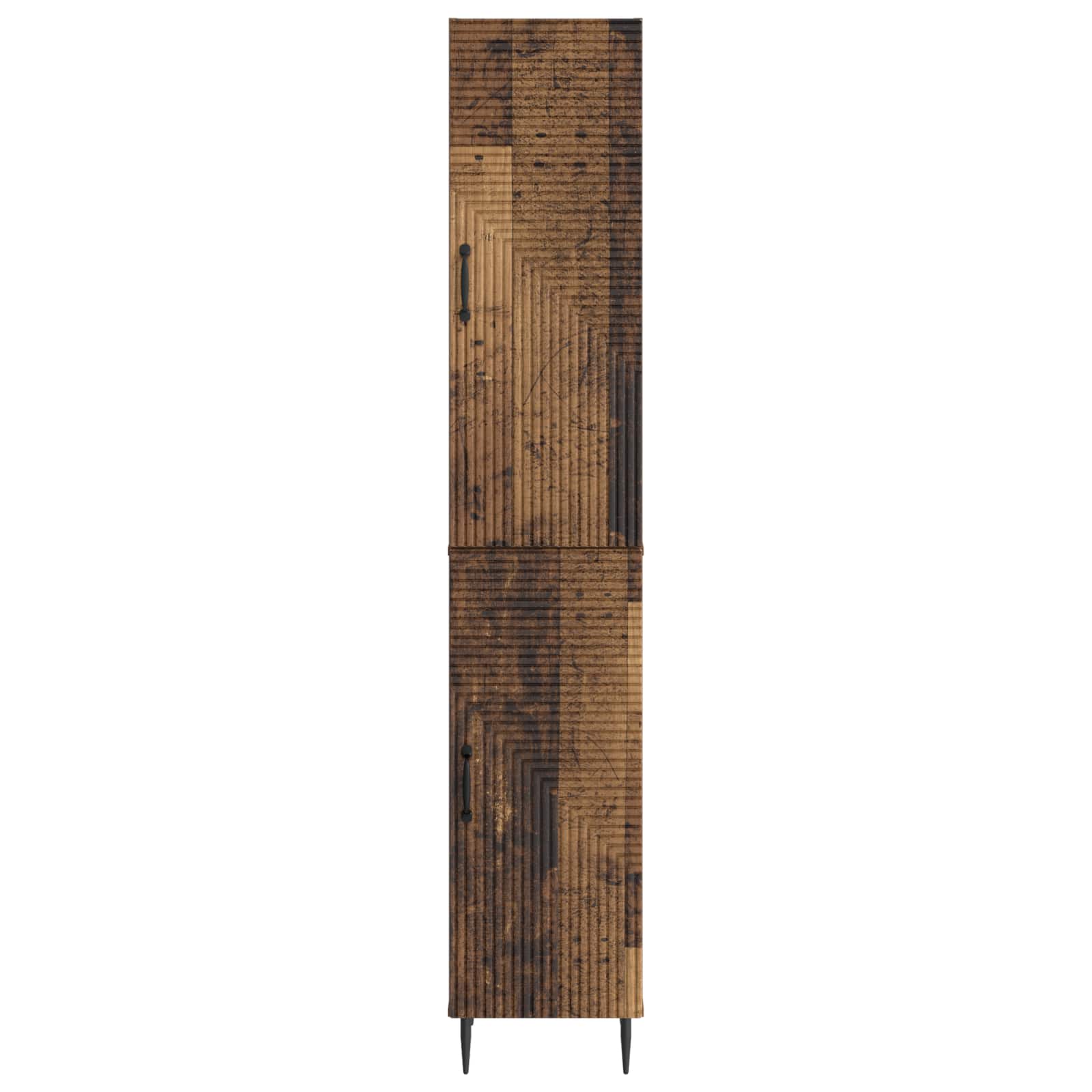 vidaXL Cabinet Set 2 pcs Old Wood 33 x 34.5 x 89.5 cm Engineered Wood 5