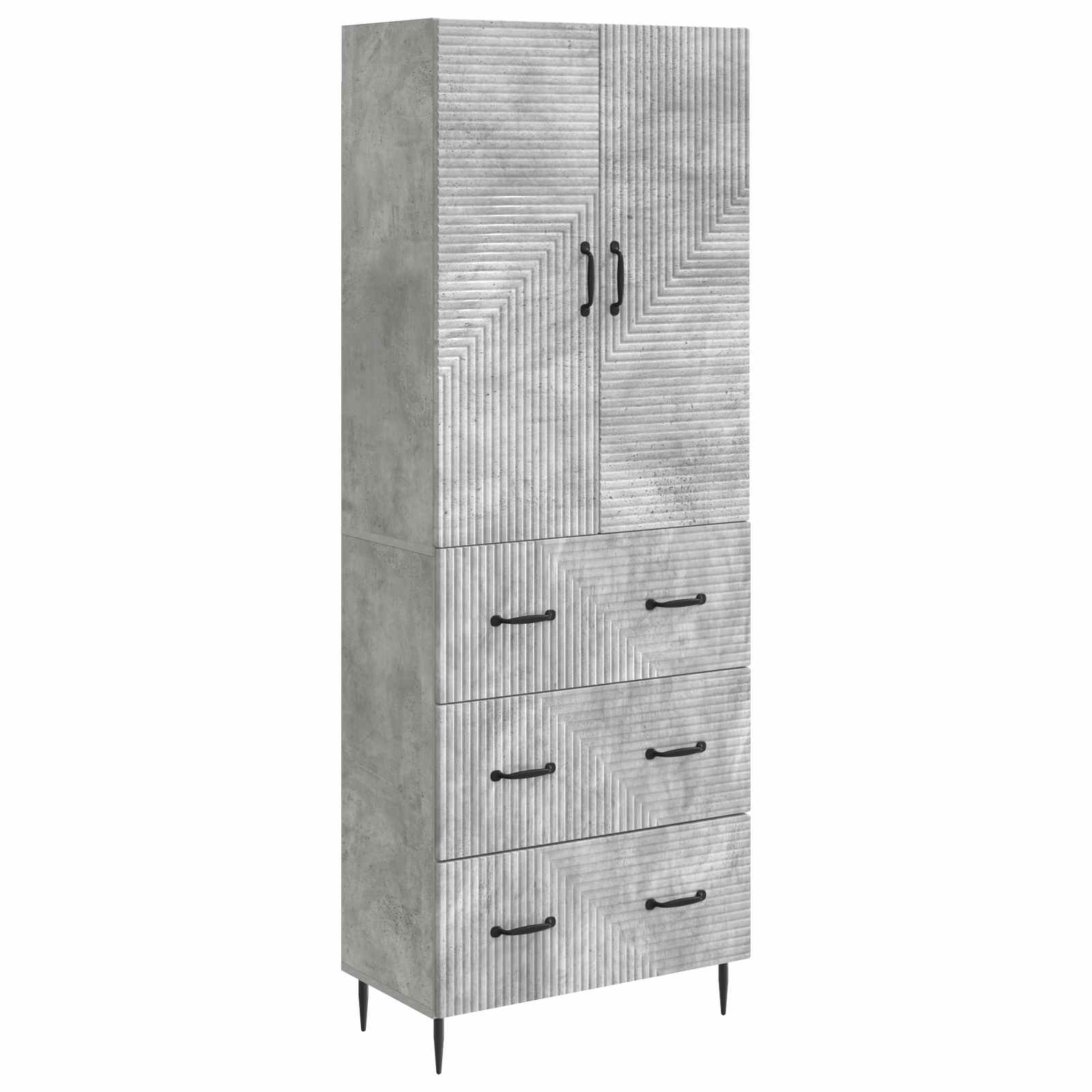 vidaXL Cabinet Set 2 pcs 66 x 34.5 x 90 cm Engineered Wood 2