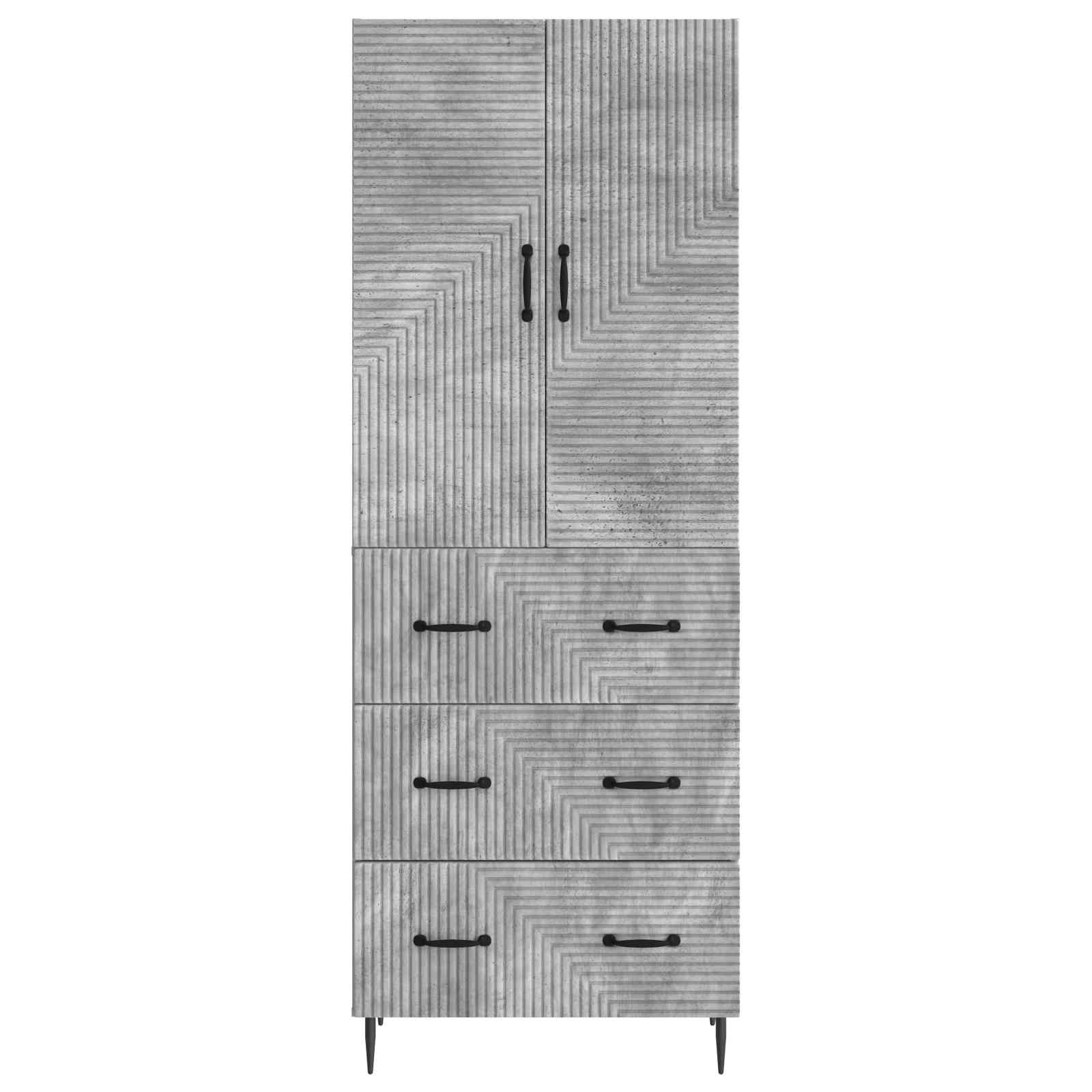 vidaXL Cabinet Set 2 pcs 66 x 34.5 x 90 cm Engineered Wood 5