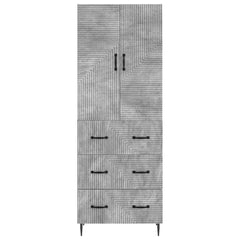 vidaXL Cabinet Set 2 pcs 66 x 34.5 x 90 cm Engineered Wood 5