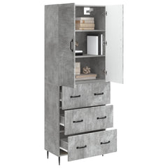 vidaXL Cabinet Set 2 pcs 66 x 34.5 x 90 cm Engineered Wood 3
