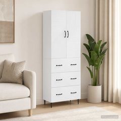 vidaXL Cabinet Set 2 pcs 66 x 34.5 x 90 cm Engineered Wood 1