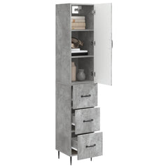 vidaXL Cabinet Set 2 pcs 33 x 34.5 x 90 cm Engineered Wood 3