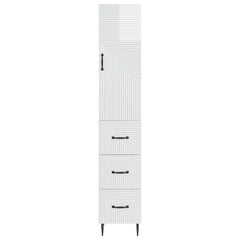 vidaXL Cabinet Set 2 pcs 33 x 34.5 x 90 cm Engineered Wood 5