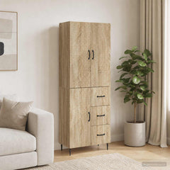 vidaXL Cabinet Set 2 pcs Sonoma Oak 66 x 34.5 x 89.5 cm 1