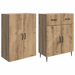 Cabinet Set 2 pcs Engineered Wood Artisan oak