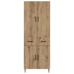 Cabinet Set 2 pcs Engineered Wood Artisan oak