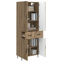 Cabinet Set 2 pcs Engineered Wood Artisan oak