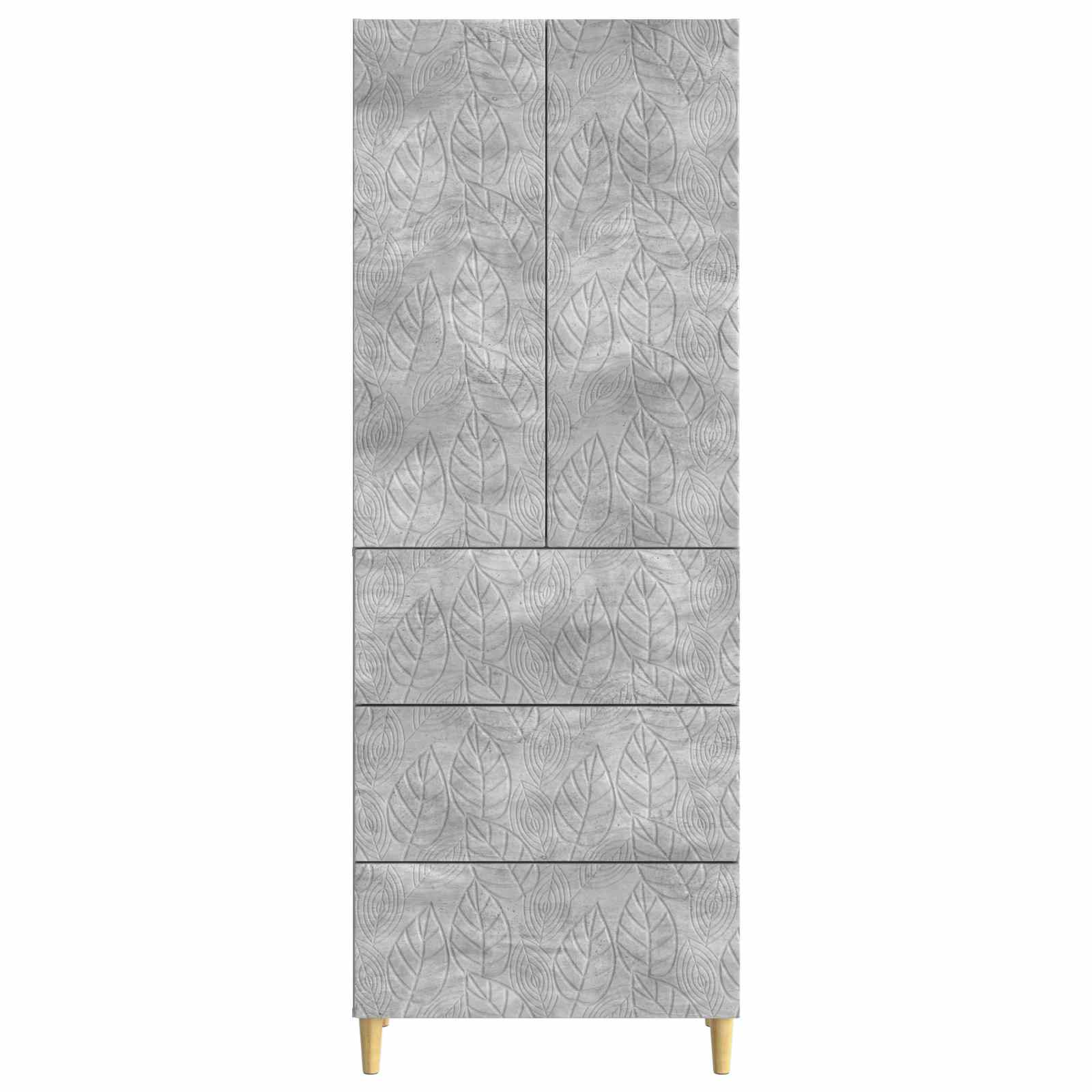 vidaXL Cabinet Set 2 pcs 66 x 34.5 x 90 cm Engineered Wood 5