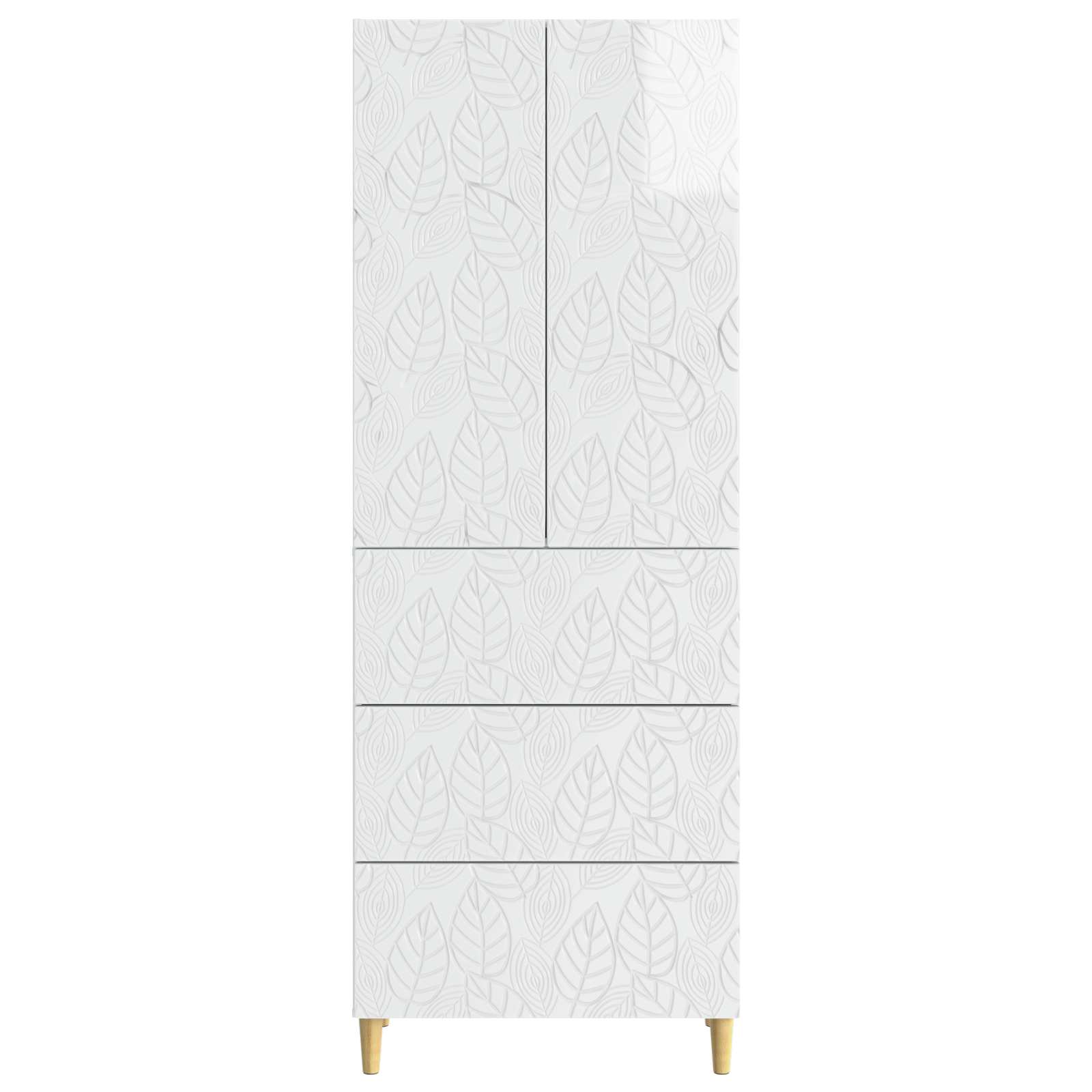 vidaXL Cabinet Set 2 pcs 66 x 34.5 x 90 cm Engineered Wood 5