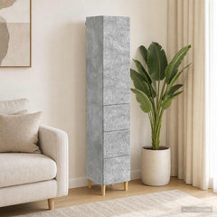 vidaXL Cabinet Set 2 pcs 33 x 34.5 x 90 cm Engineered Wood 1