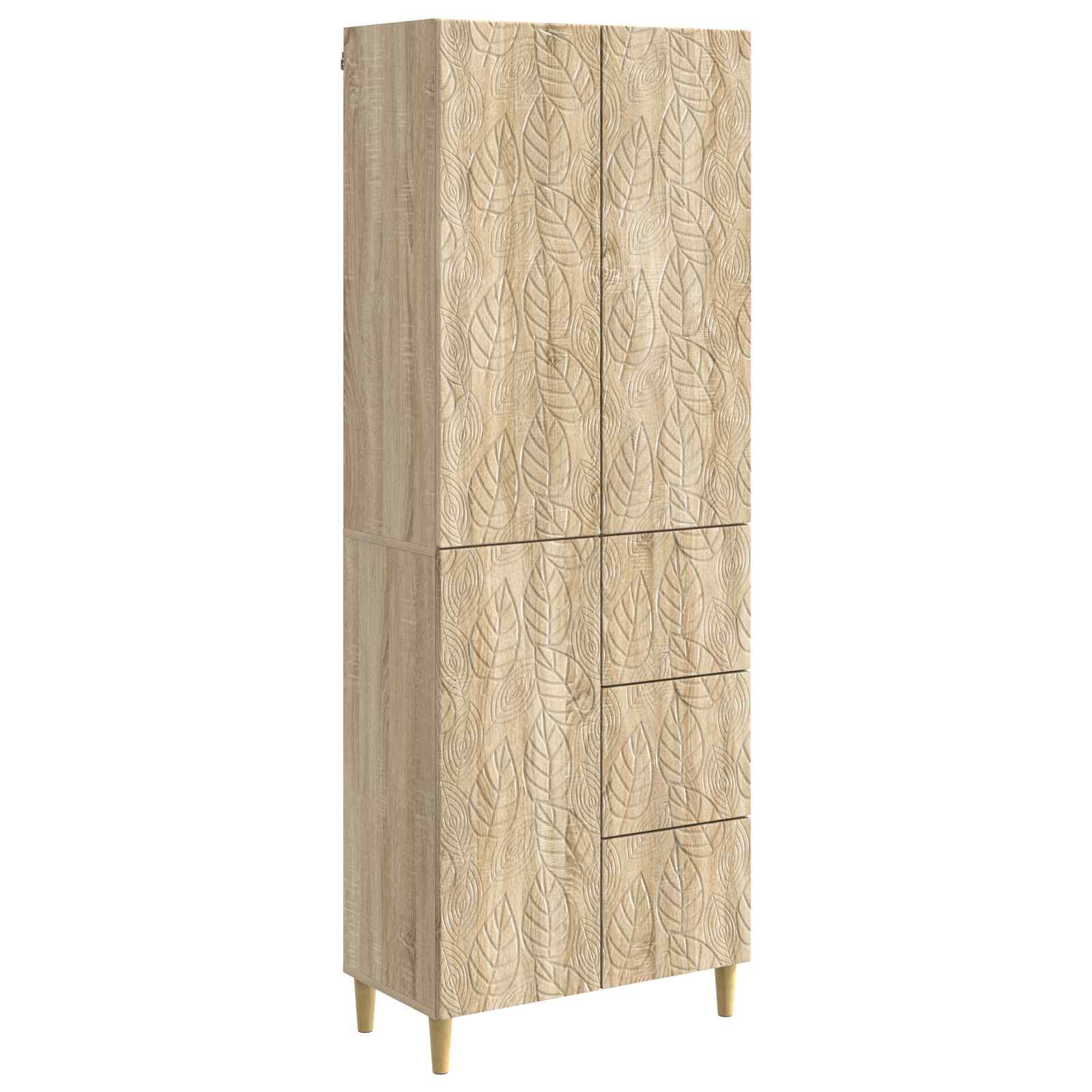 vidaXL 2 pcs Sonoma Oak 2