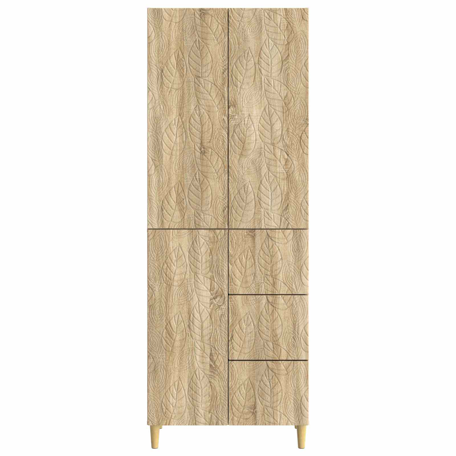 vidaXL 2 pcs Sonoma Oak 5