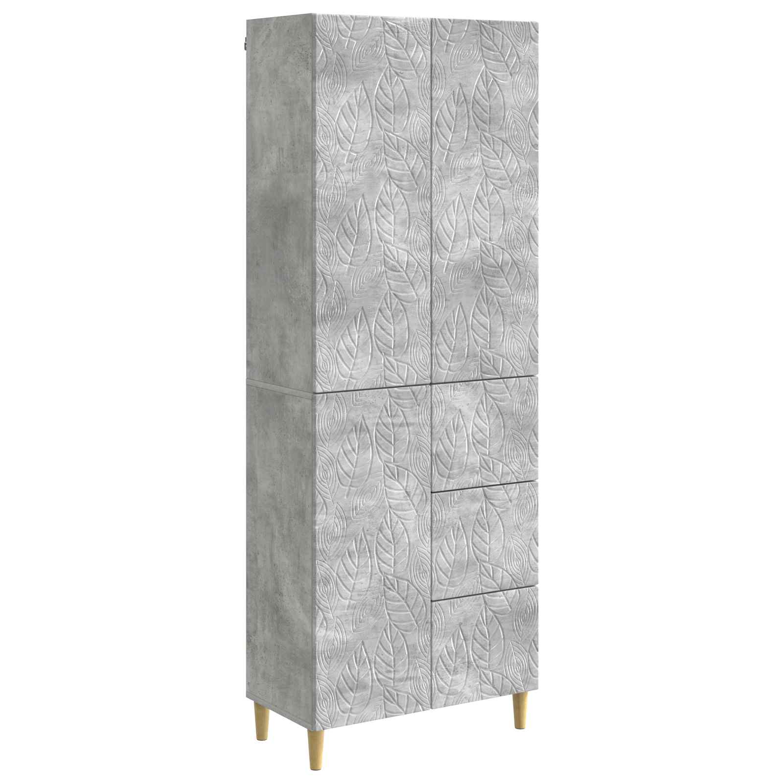 vidaXL 2 pcs Concrete Grey 2