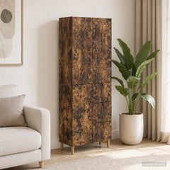 vidaXL 2 pcs Smoked Oak 1