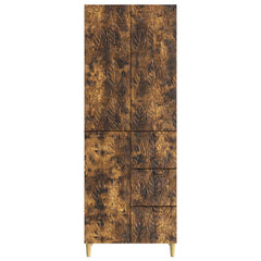 vidaXL 2 pcs Smoked Oak 5