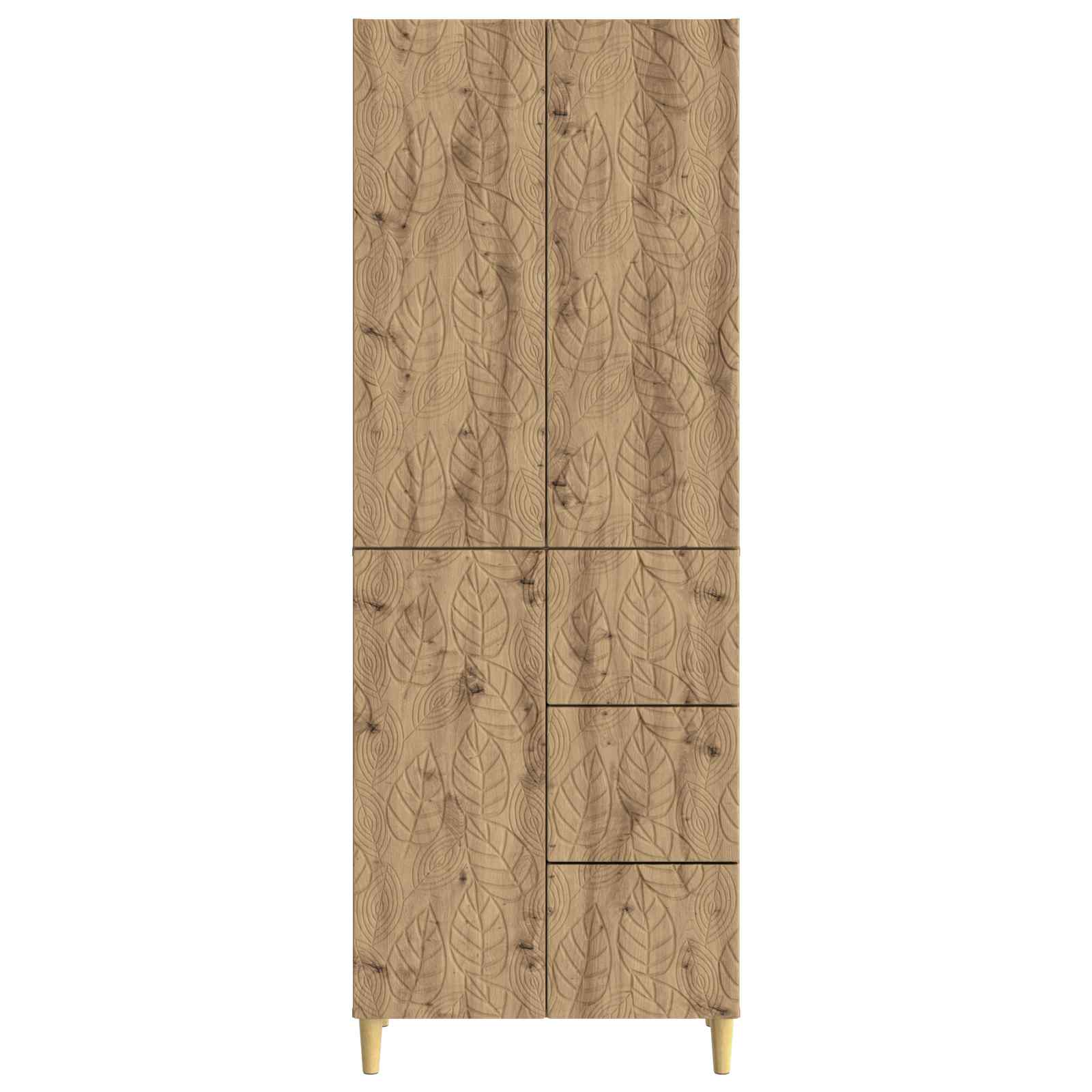 vidaXL 2 pcs Artisan Oak 5