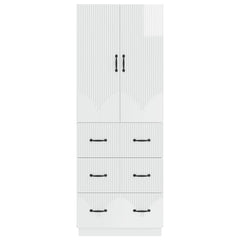 vidaXL Cabinet Set 2 pcs 66 x 34.5 x 87 cm Engineered Wood 5