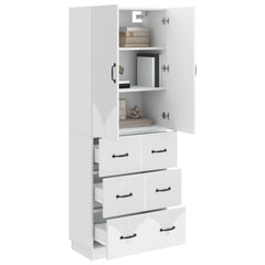 vidaXL Cabinet Set 2 pcs 66 x 34.5 x 87 cm Engineered Wood 3