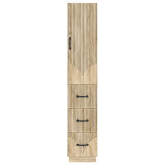 vidaXL Cabinet Set 2 pcs 33 x 34.5 x 87 cm Engineered Wood Sonoma Oak 5