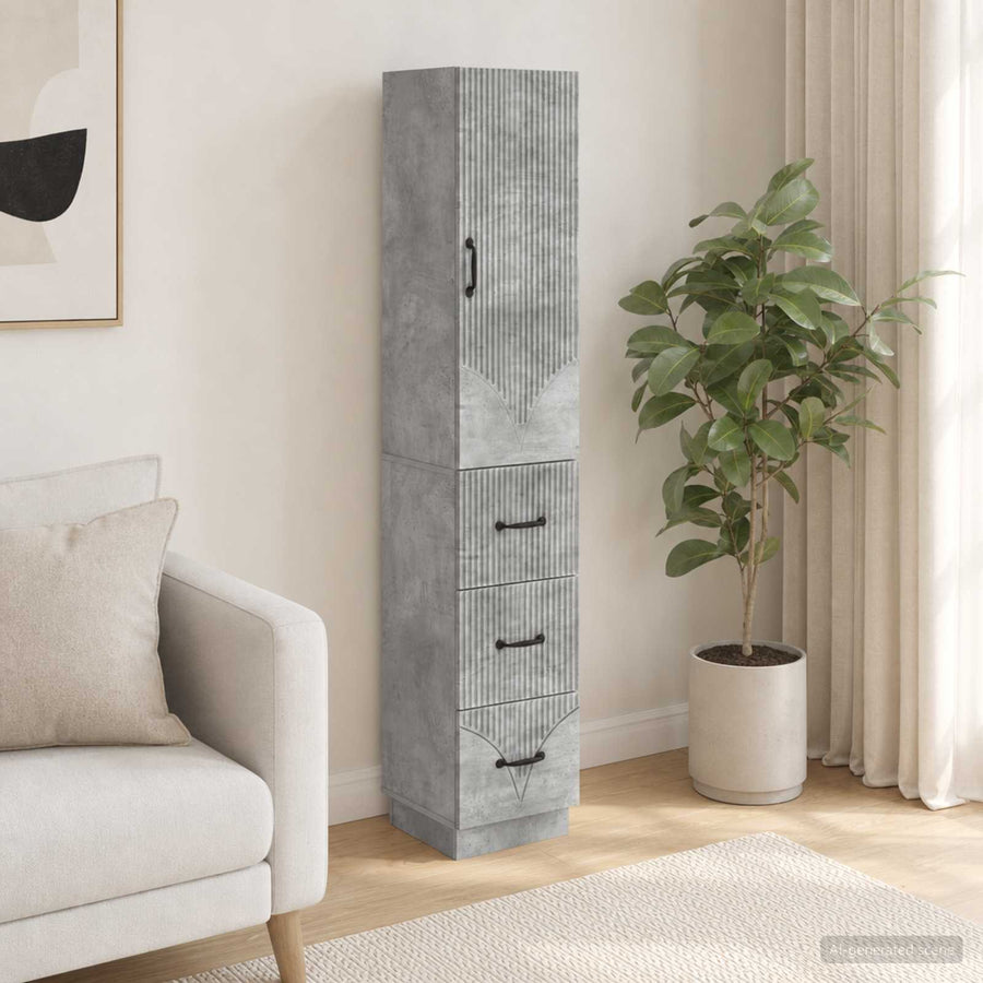 vidaXL Cabinet Set 2 pcs 33 x 34.5 x 87 cm Engineered Wood 1