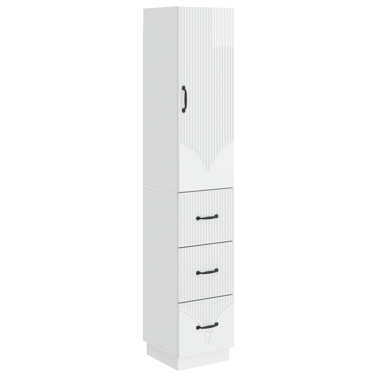 vidaXL Cabinet Set 2 pcs 33 x 34.5 x 87 cm Engineered Wood 2