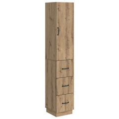 vidaXL Cabinet Set 2 pcs 33 x 34.5 x 87 cm Engineered Wood Artisan Oak 2