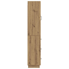 vidaXL Cabinet Set 2 pcs 33 x 34.5 x 87 cm Engineered Wood Artisan Oak 6