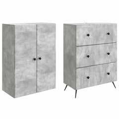 vidaXL Cabinet Set 2 pcs 66 x 34.5 x 90 cm Engineered Wood 4