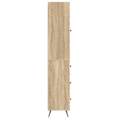vidaXL Cabinet Set 2 pcs 34.5 x 34.5 x 90 cm Engineered Wood 6