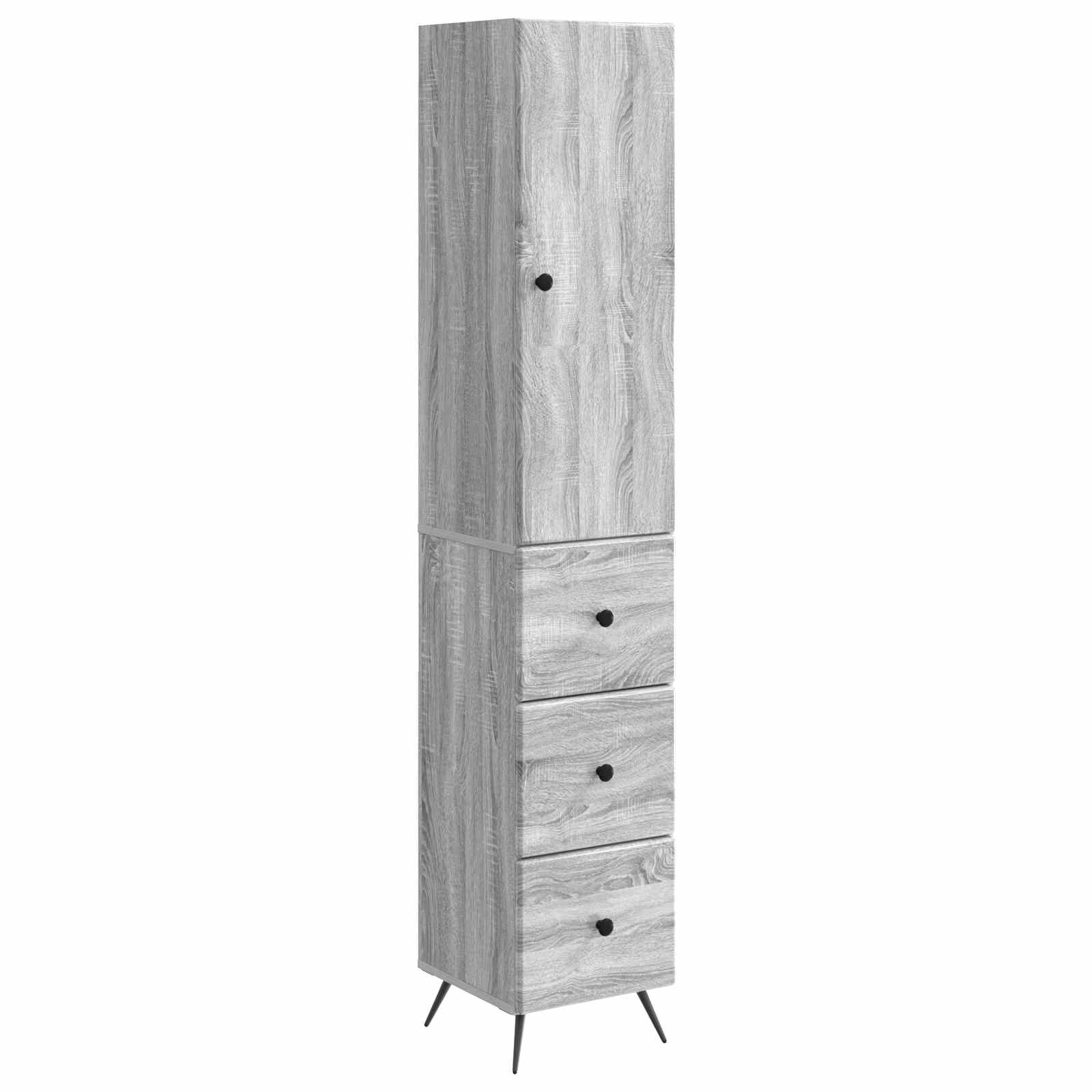vidaXL Cabinet Set 2 pcs 34.5 x 34.5 x 90 cm Engineered Wood 2