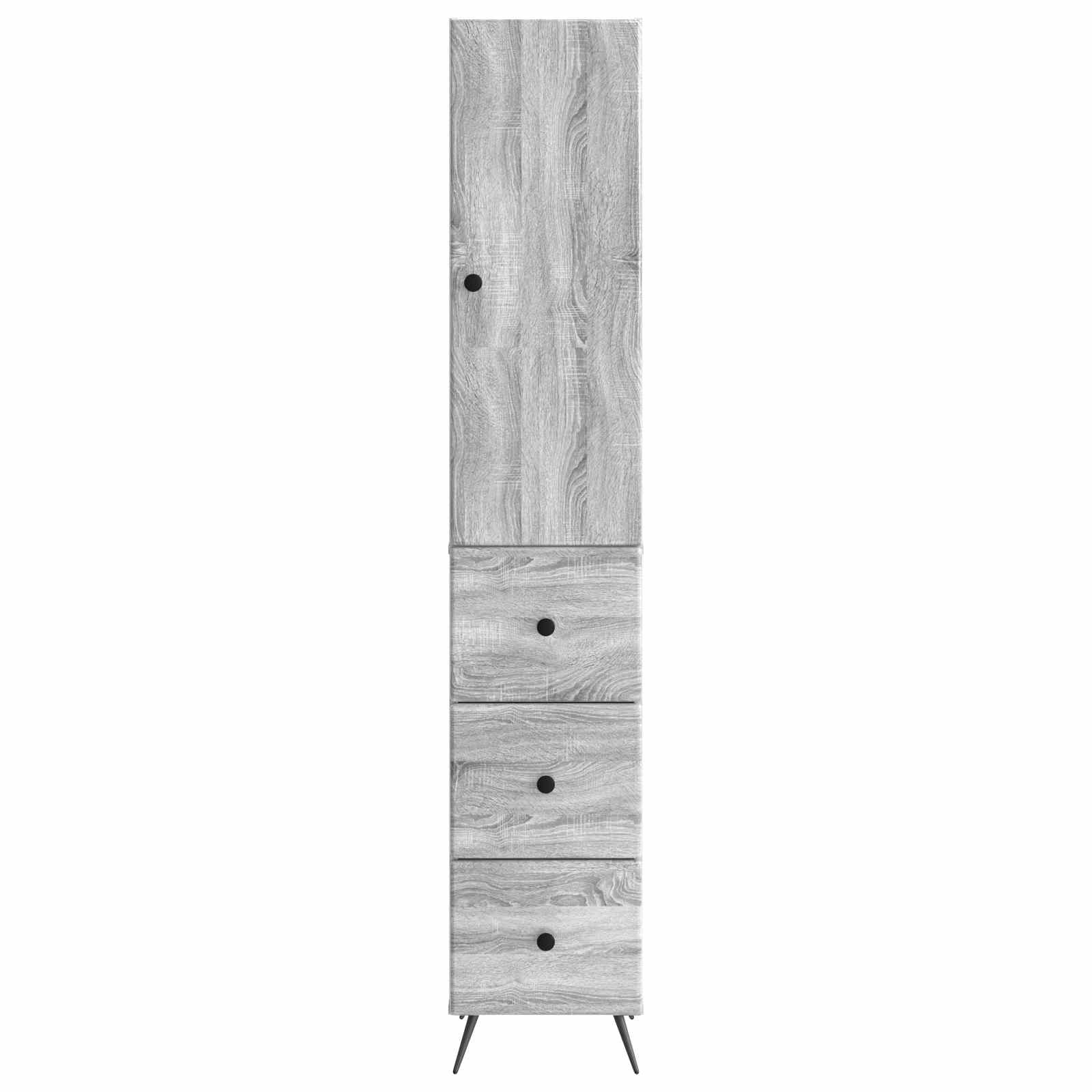 vidaXL Cabinet Set 2 pcs 34.5 x 34.5 x 90 cm Engineered Wood 5