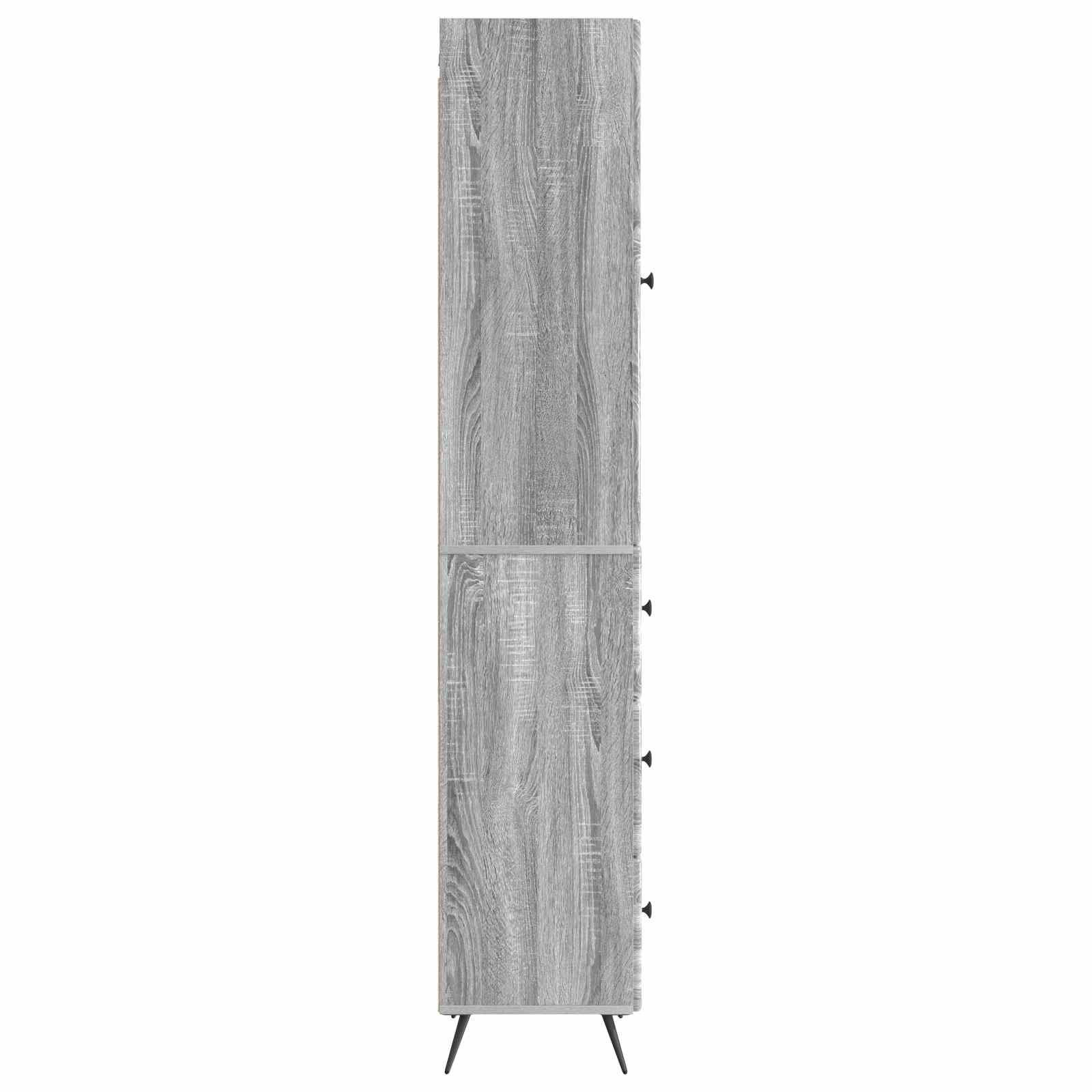 vidaXL Cabinet Set 2 pcs 34.5 x 34.5 x 90 cm Engineered Wood 6