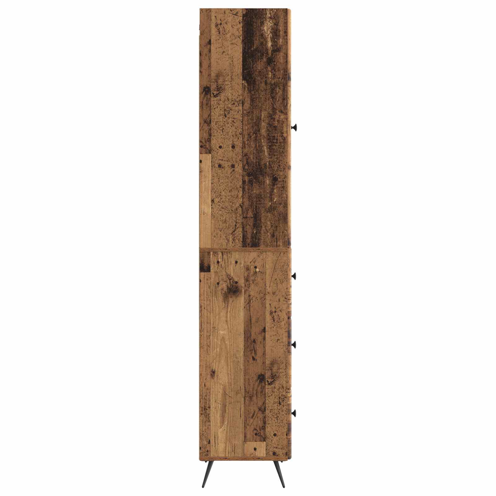 vidaXL Cabinet Set 2 pcs 34.5 x 34.5 x 90 cm Engineered Wood Old Wood 6