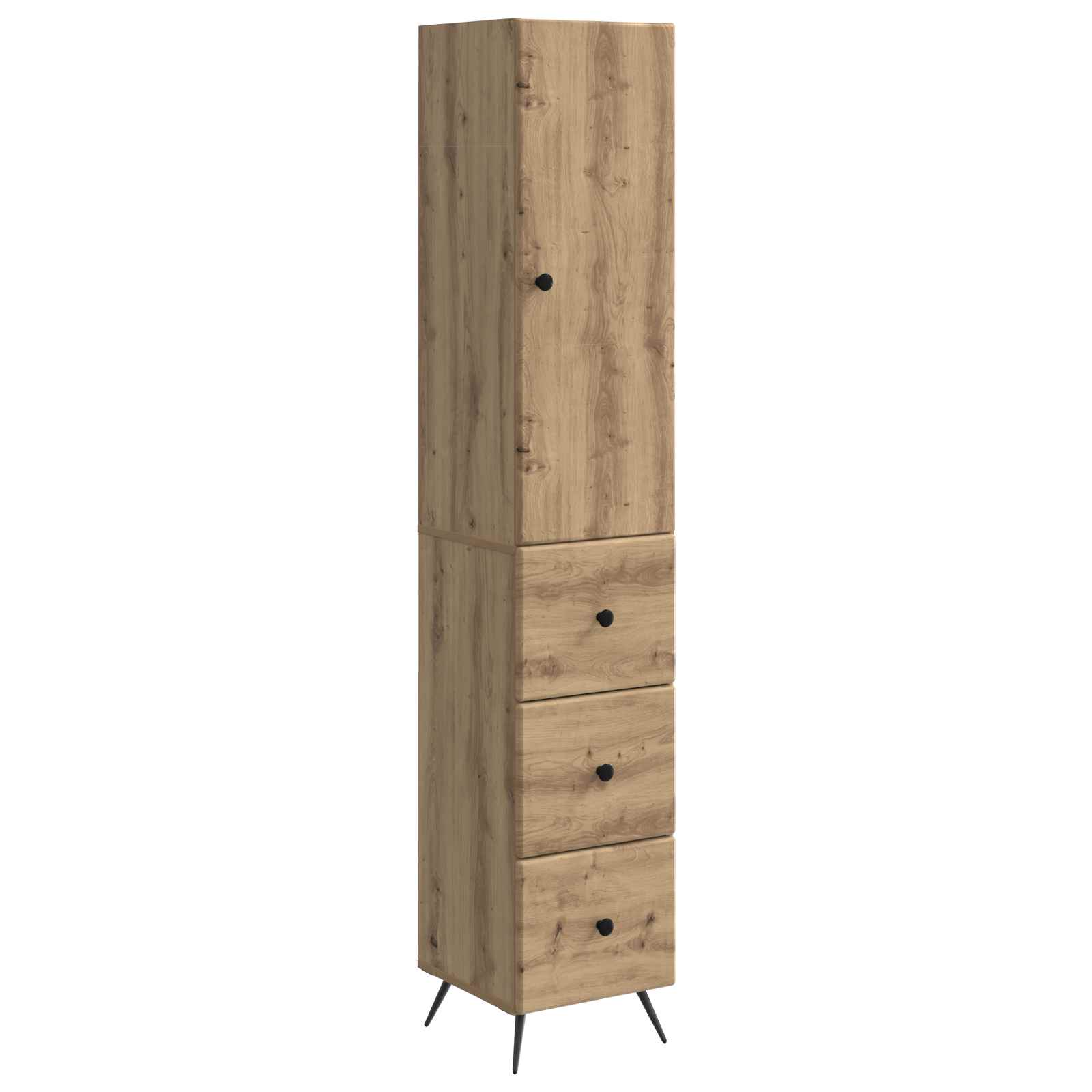 vidaXL Cabinet Set 2 pcs 34.5 x 34.5 x 90 cm Engineered Wood 2