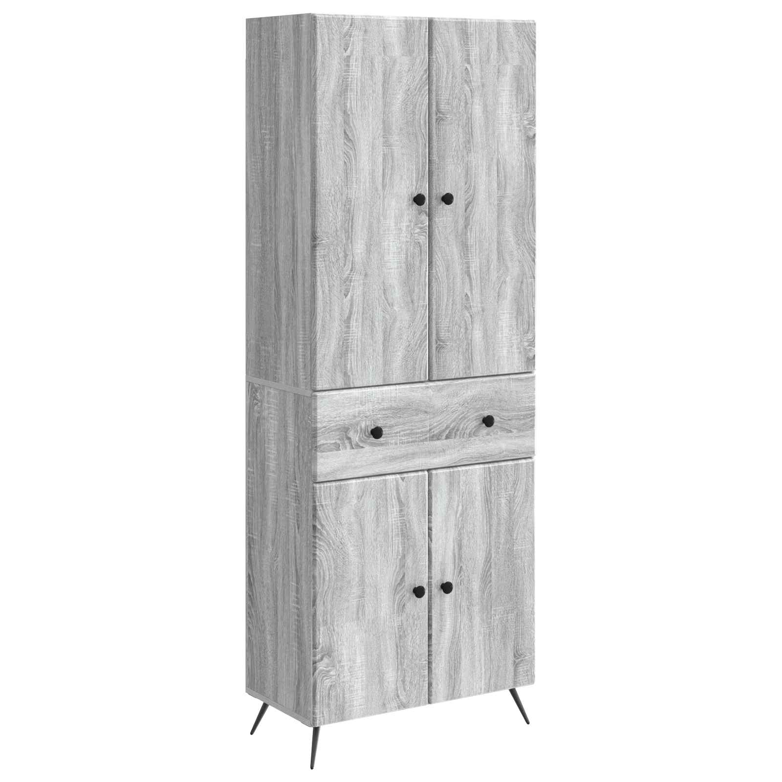 vidaXL 2 pcs Grey Sonoma 2