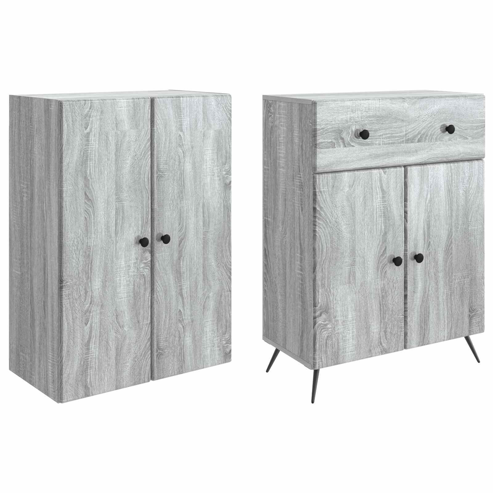 vidaXL 2 pcs Grey Sonoma 4