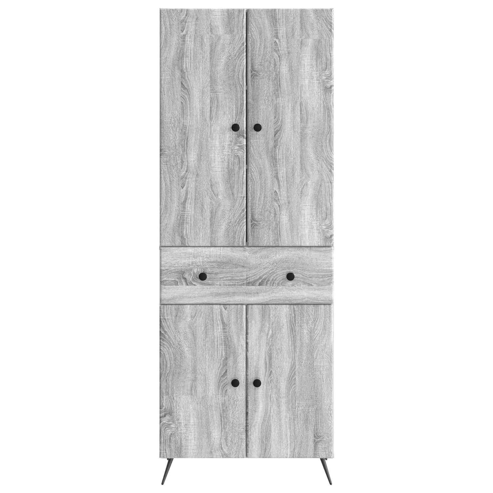vidaXL 2 pcs Grey Sonoma 5