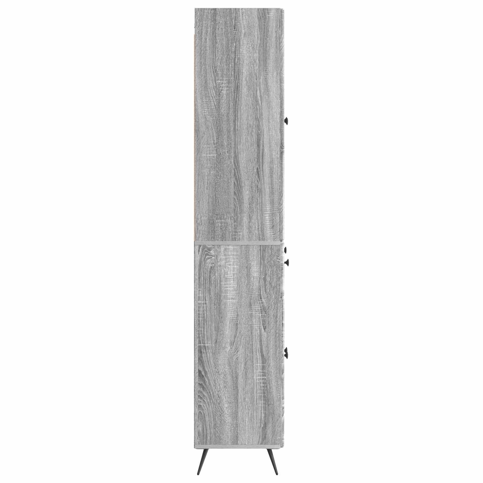vidaXL 2 pcs Grey Sonoma 6