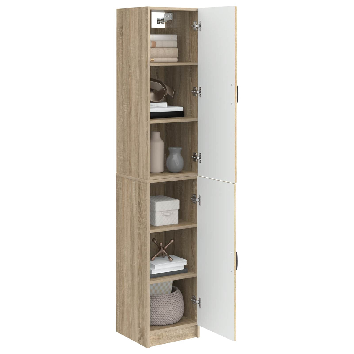 Cabinet Set 2 pcs Engineered Wood Sonoma oak