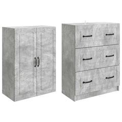 vidaXL Cabinet Set 2 pcs 66 x 34.5 x 87 cm Engineered Wood 4