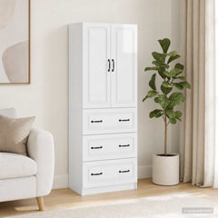 vidaXL Cabinet Set 2 pcs 66 x 34.5 x 87 cm Engineered Wood 1