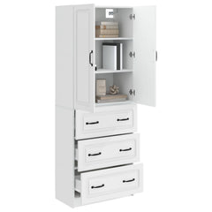 vidaXL Cabinet Set 2 pcs 66 x 34.5 x 87 cm Engineered Wood 3
