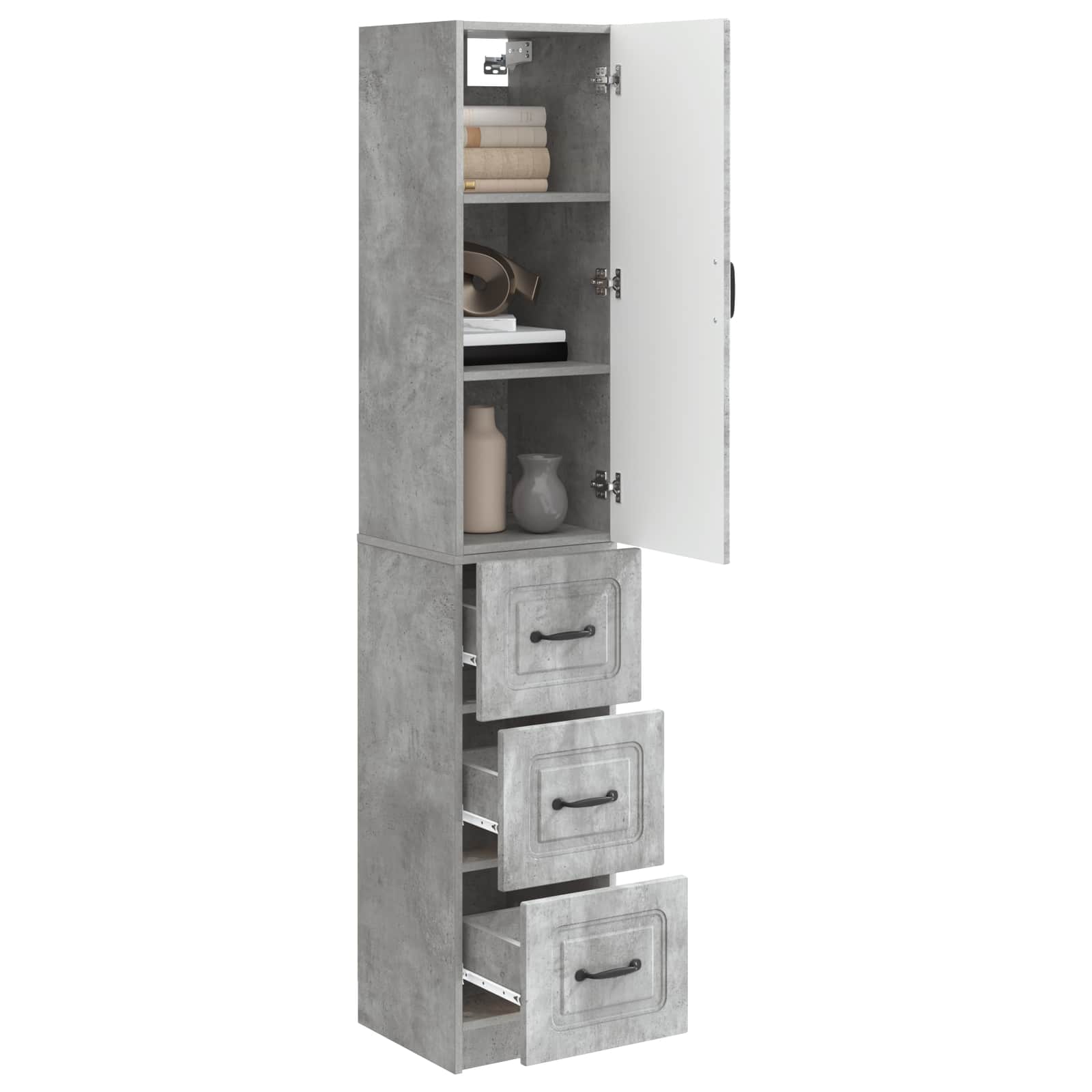 vidaXL Cabinet Set 2 pcs 33 x 34.5 x 87 cm Engineered Wood 3