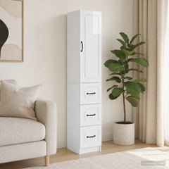 vidaXL Cabinet Set 2 pcs 33 x 34.5 x 87 cm Engineered Wood 1