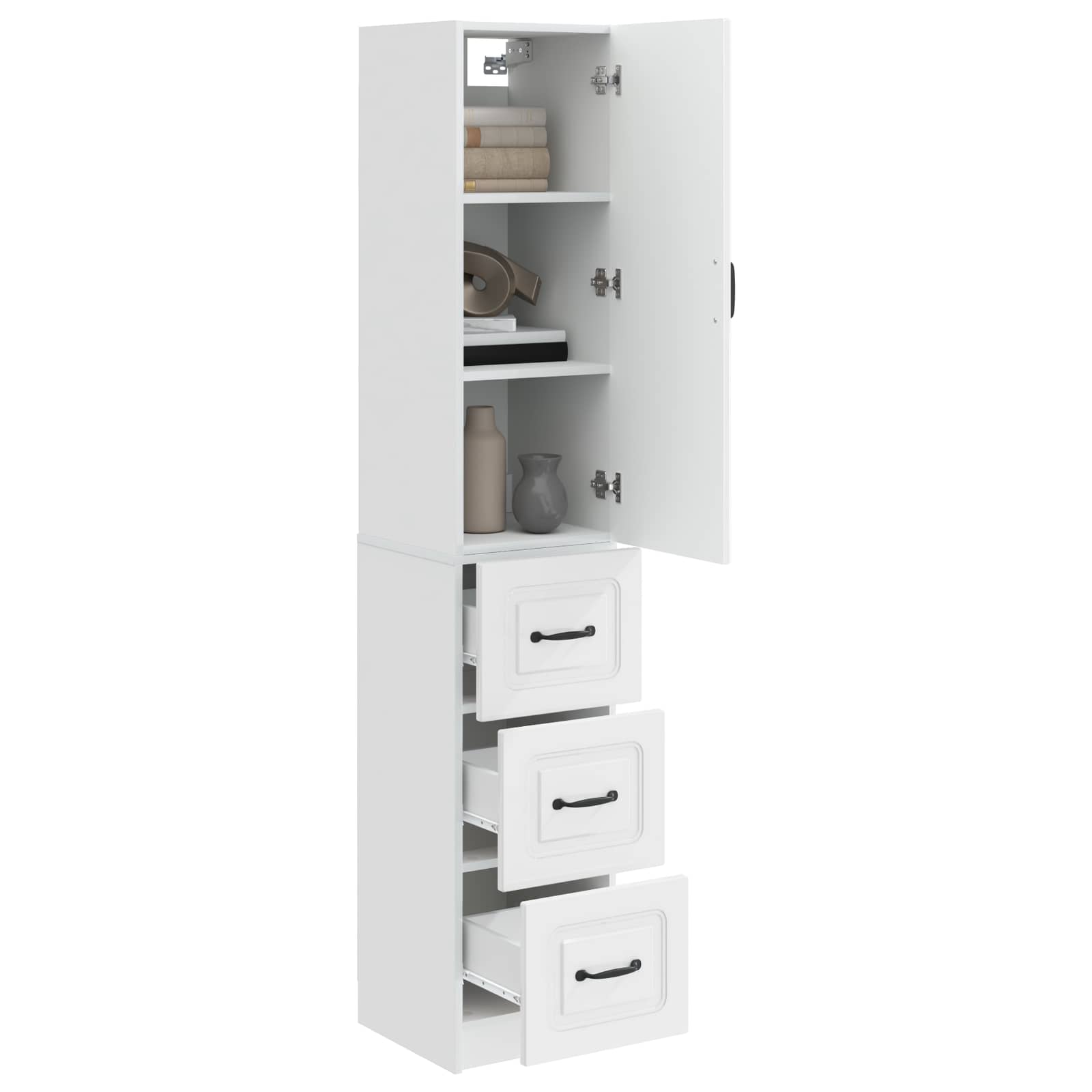 vidaXL Cabinet Set 2 pcs 33 x 34.5 x 87 cm Engineered Wood 3