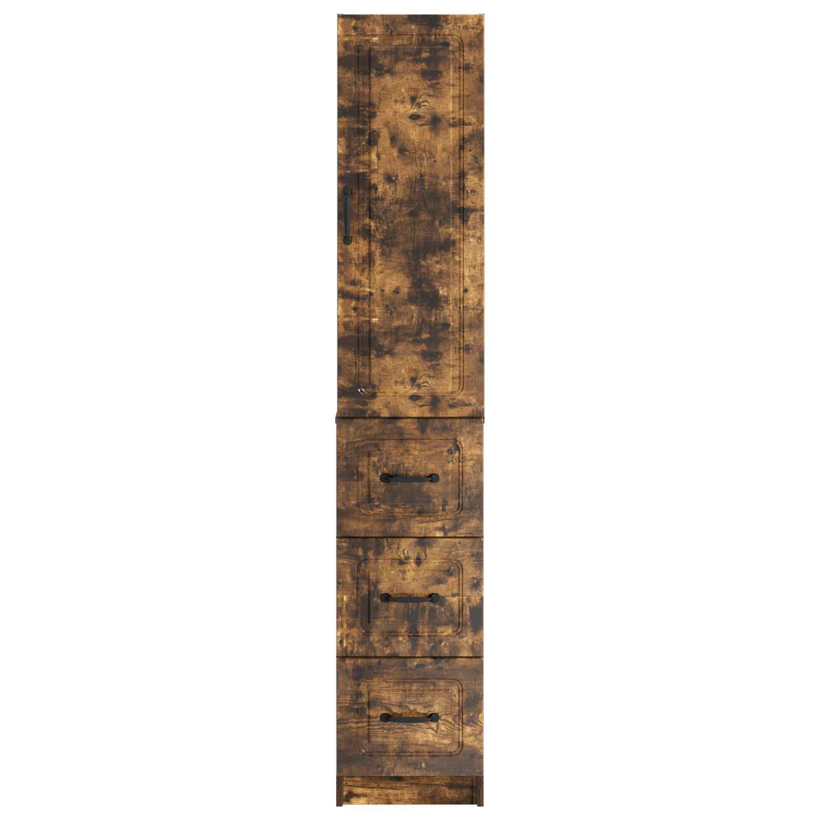 vidaXL Cabinet Set 2 pcs 33 x 34.5 x 87 cm Engineered Wood Smoked Oak 5