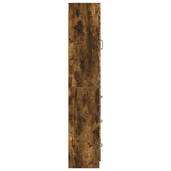 vidaXL Cabinet Set 2 pcs 33 x 34.5 x 87 cm Engineered Wood Smoked Oak 6