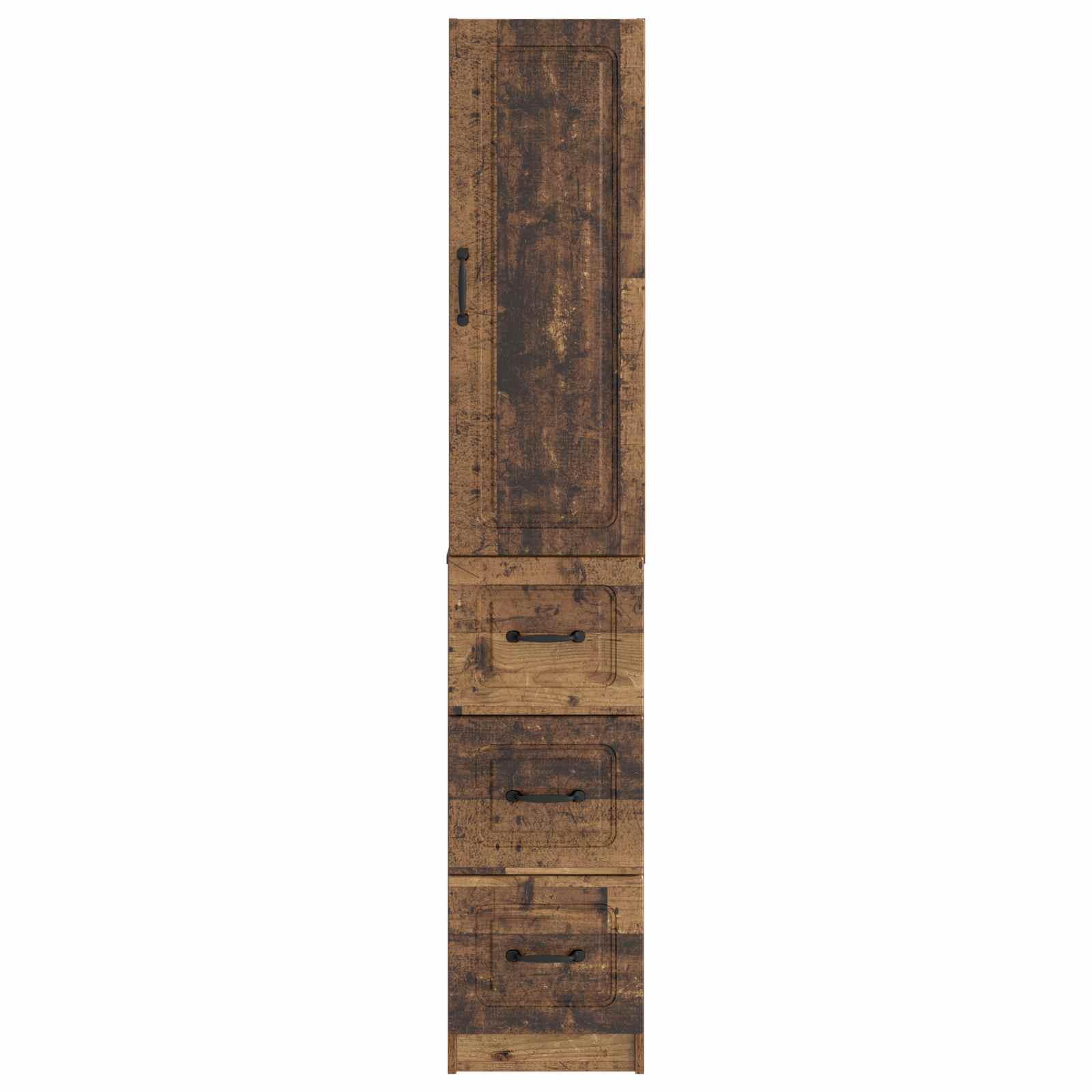 vidaXL Cabinet Set 2 pcs 33 x 34.5 x 87 cm Engineered Wood Old Wood 5