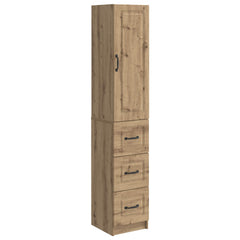 vidaXL Cabinet Set 2 pcs 33 x 34.5 x 87 cm Engineered Wood Artisan Oak 2